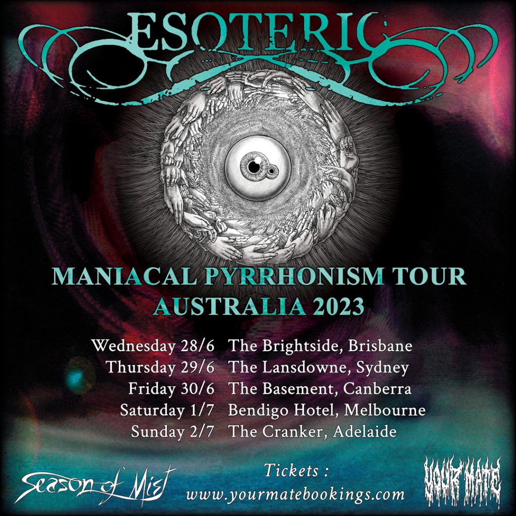 Esoteric News Biography Albums Line Up Tour Dates Official Season Of Mist Band 3320